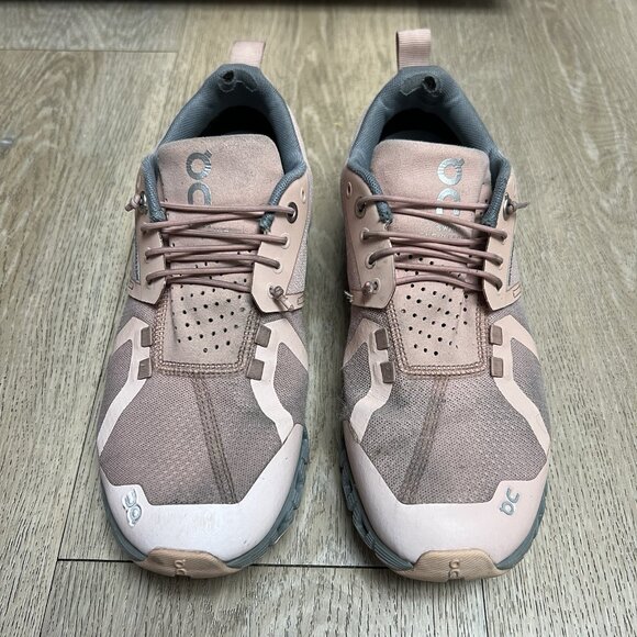On Cloud 5 Waterproof Running Shoes Women's Sz 7.5 Rose Athletic Road Trainers - Picture 2 of 13